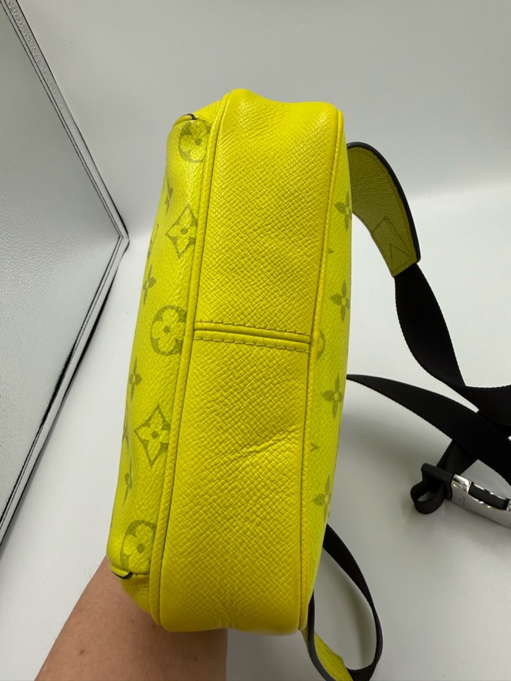 Louis Vuitton Neon Yellow Monogram Belt Bag - Picture 5 of 9